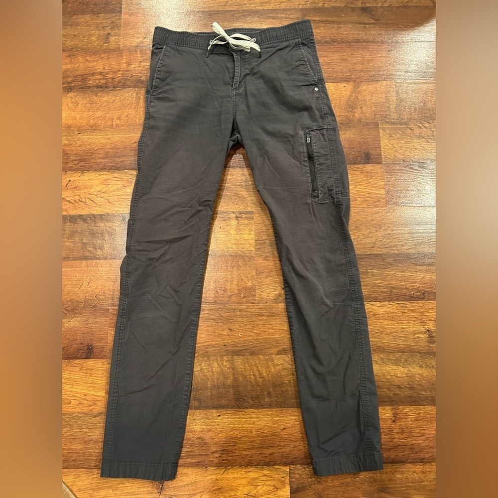 Vuori Men’s Ripstop Pants Gray Size Small Slim Fit